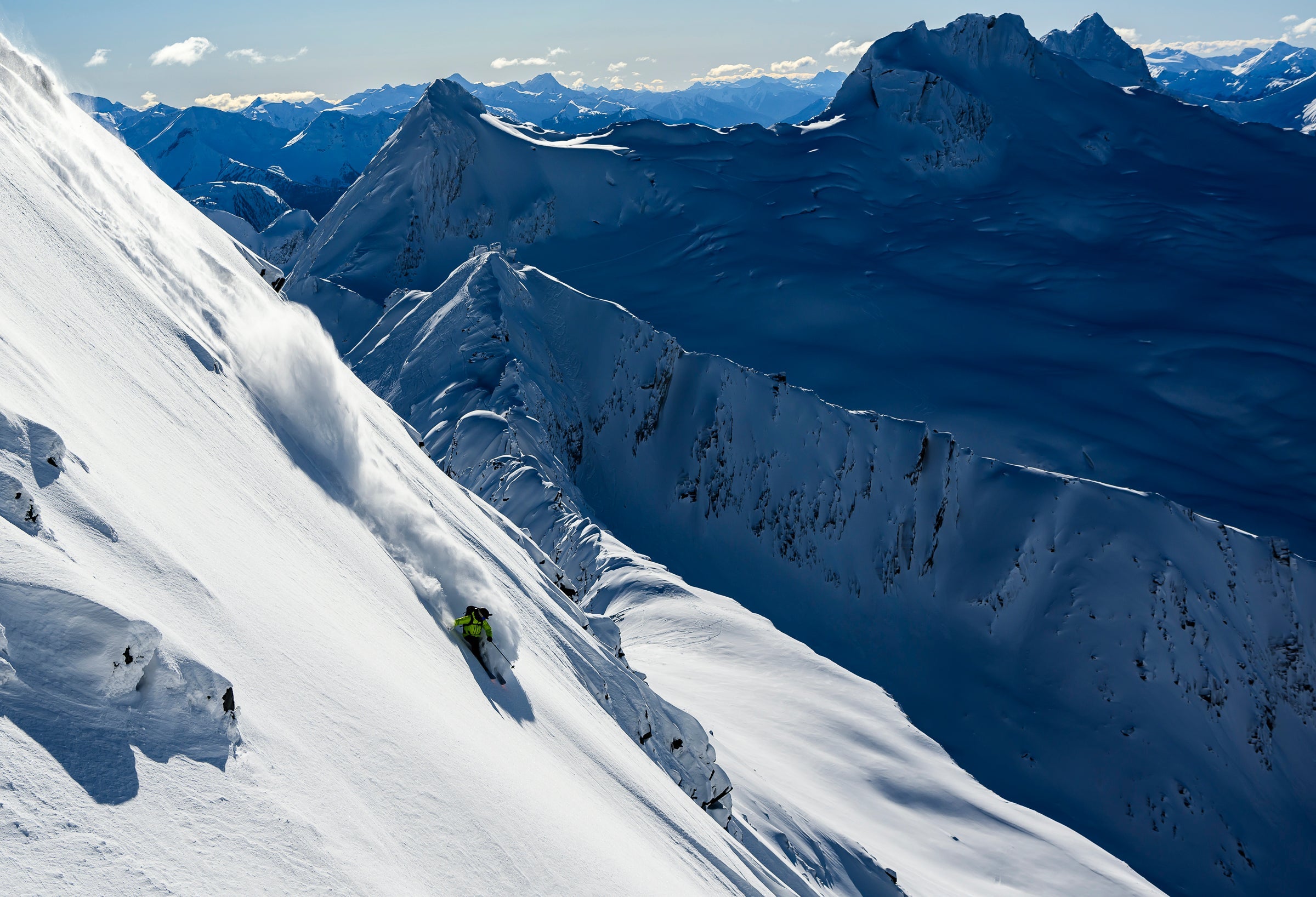 Chris Rubens heli skiing