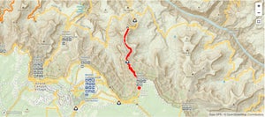 Skeleton Point via South Kaibab Trail gaia map