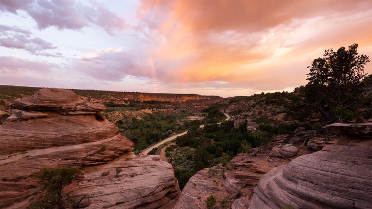 canyon country sunset