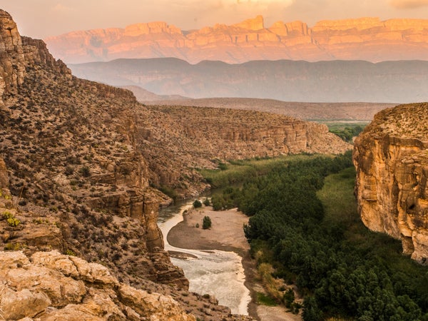 Big Bend National Park, in southern Texas, has it all—mountains, canyons, a river, and all kinds of bird and wildlife.