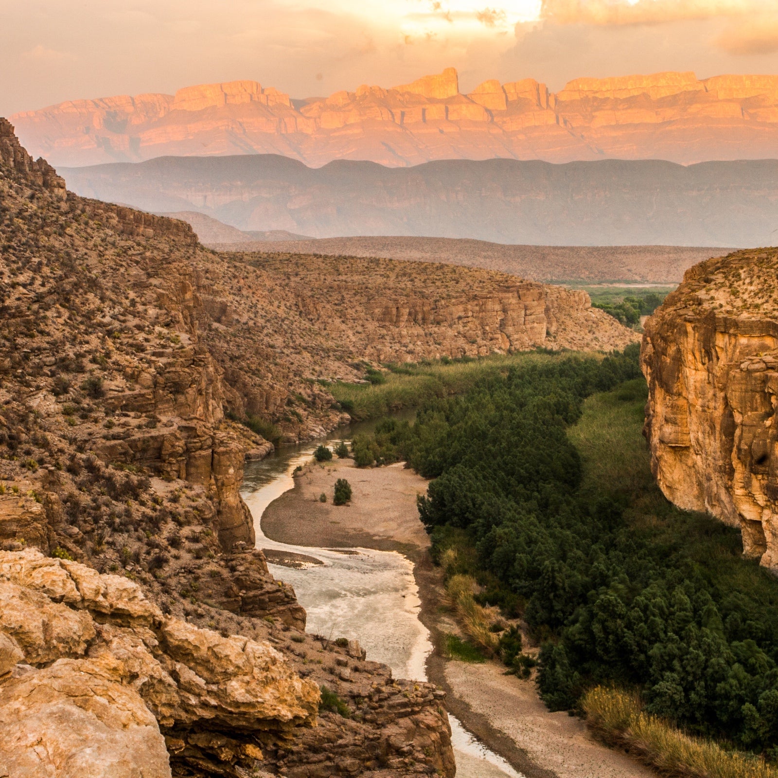 Big Bend National Park, in southern Texas, has it all—mountains, canyons, a river, and all kinds of bird and wildlife.