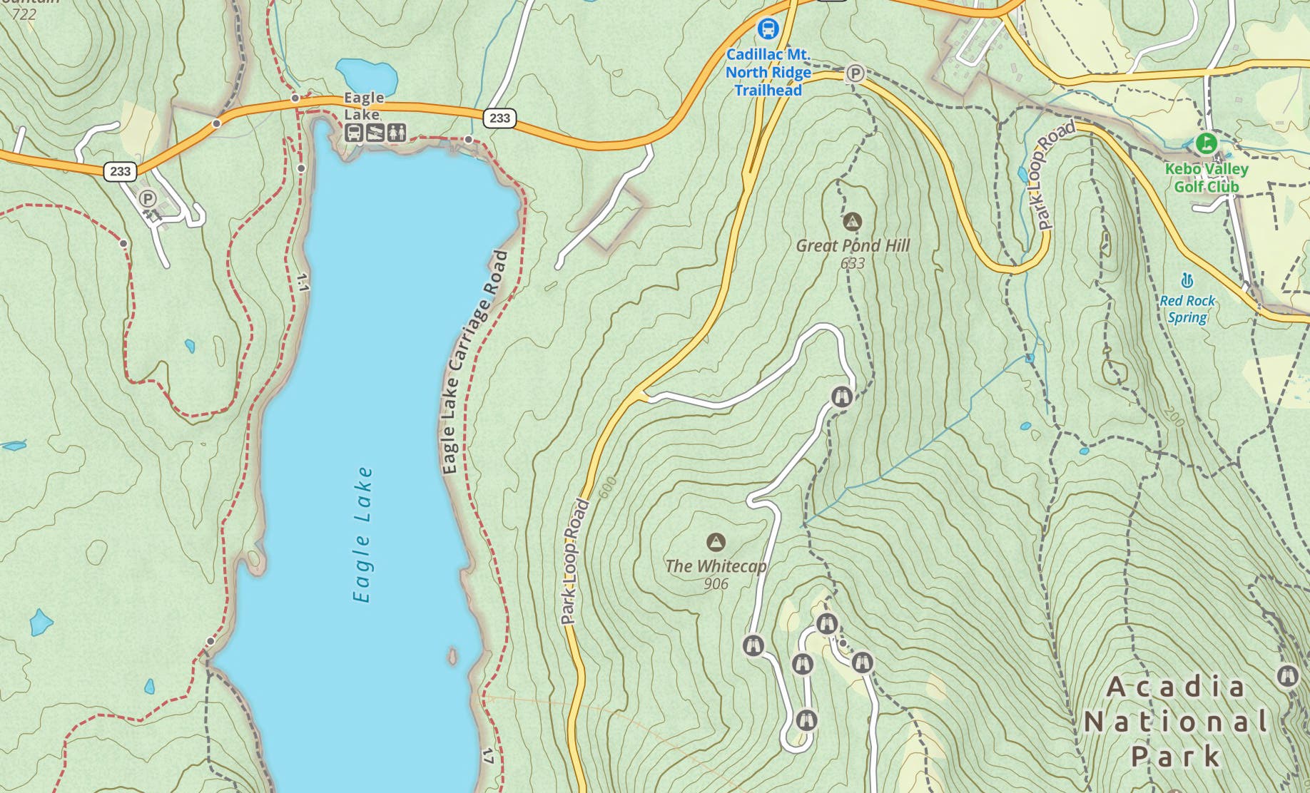 Cadillac Mountain Loop via Cadillac North Ridge Trail