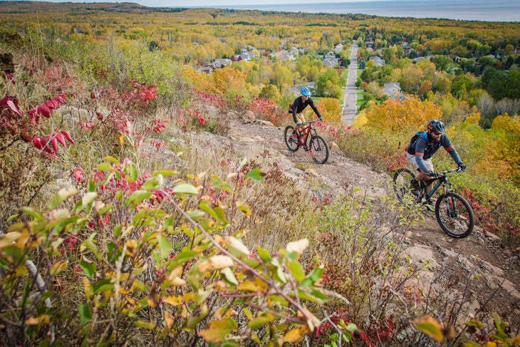 mountain bike in Minnesota