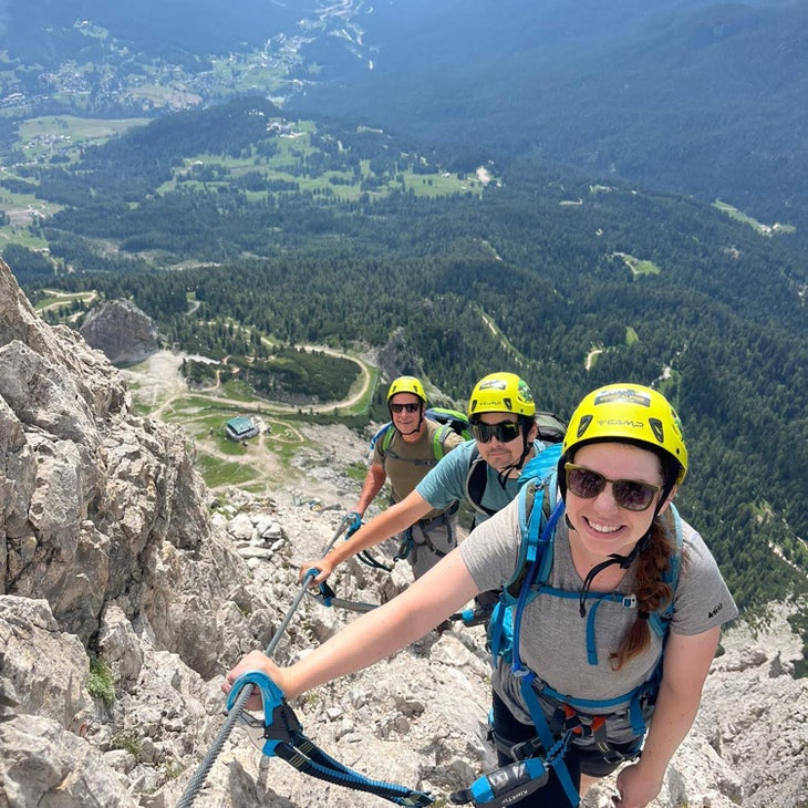 via ferrata in Italty