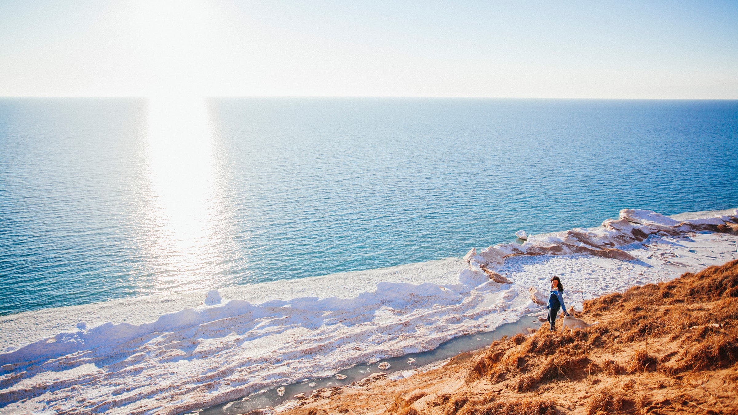 Sleeping Bear Dunes National Lakeshore on the cusp of winter