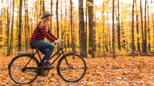 A pedal-powered excursion through the woods at the Trapp Family Lodge in Stowe, Vermont