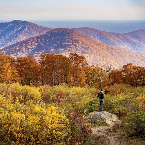 Hiking in Shenandoah National Park