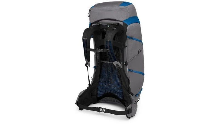 A backpacking backpack