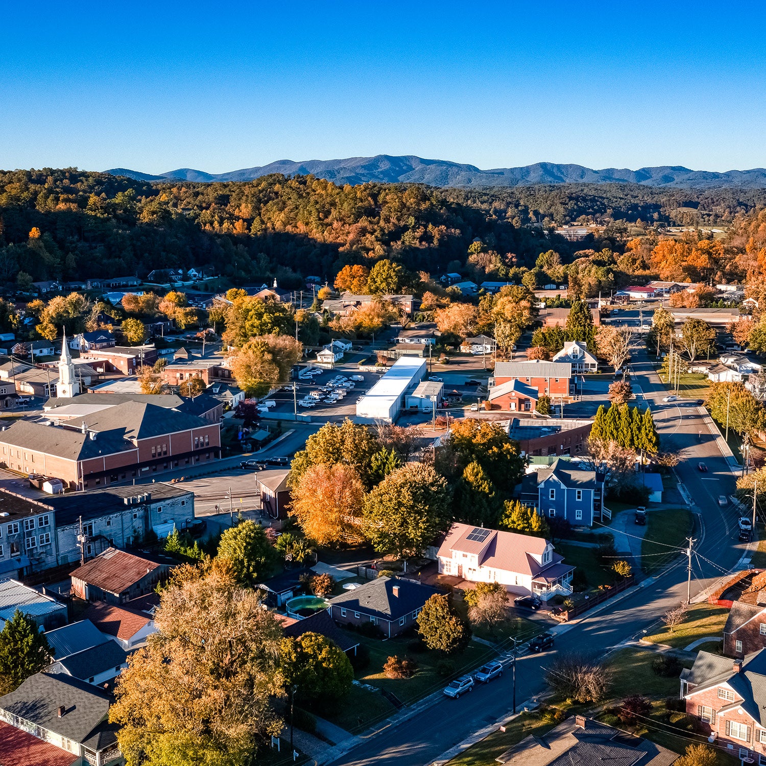 historic town of Ellijay, Georgia