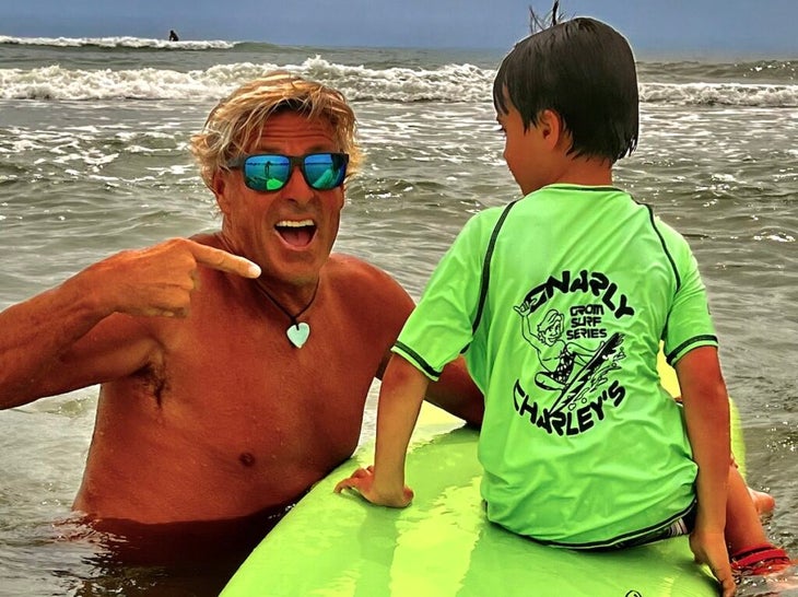 Hajek runs a youth surf series and teaches kids to surf in New Smyrna Beach.