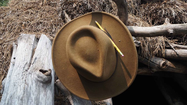 A cowboy hat