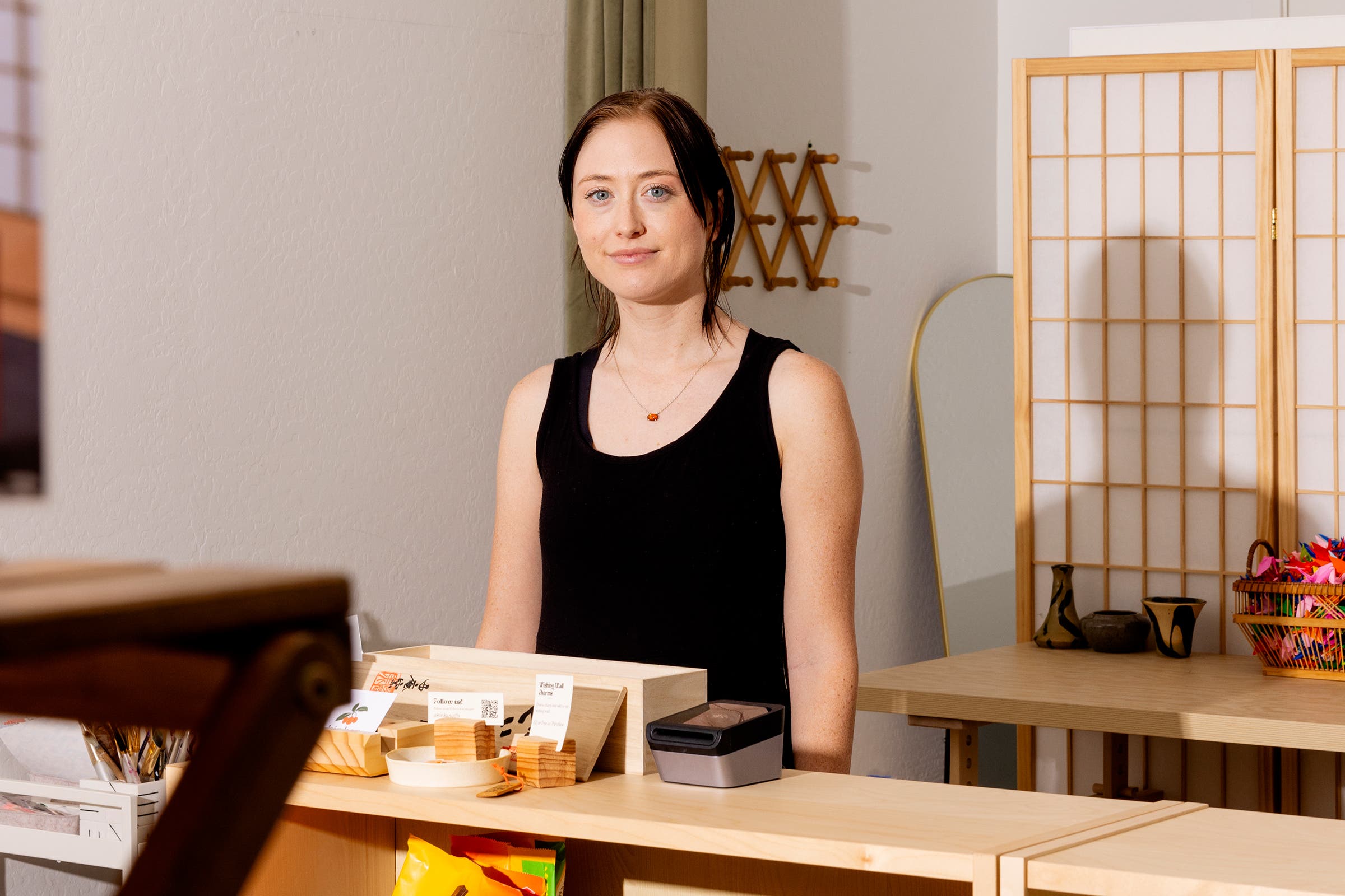 Holly Robertson, owner of Kinkan Gifts