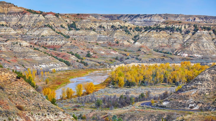 Little Missouri River in Theodore Roosevelt National Park