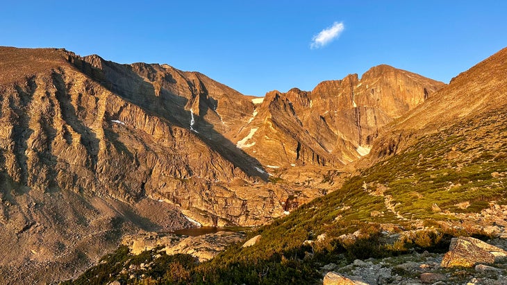 the keyhole on longs peak, the 14er in Colorado