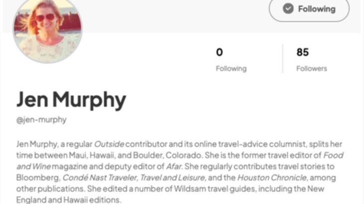 Jen Murphy profile on the Activity Feed