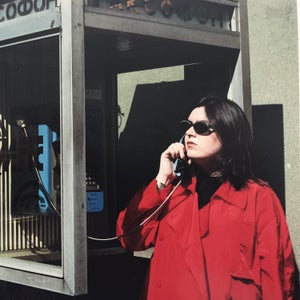 Singer in downtown Moscow in 1998