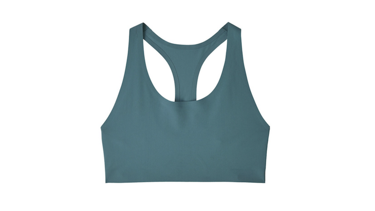 patagonia live simply bra, great for hot weather