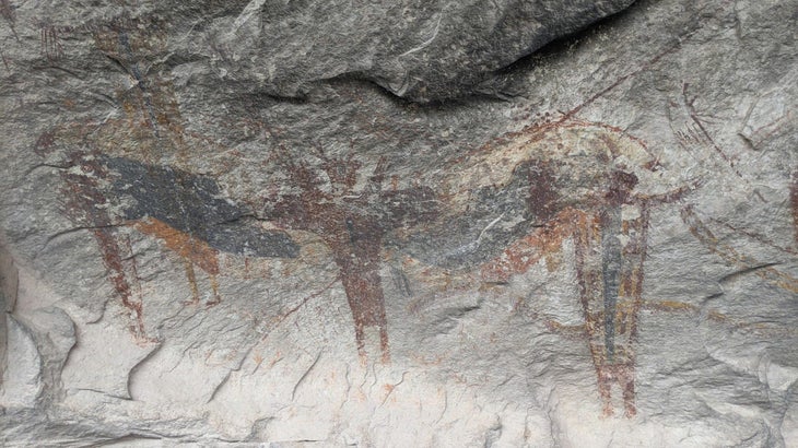 rock art in Seminole Canyon State Park