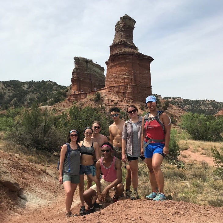 hoodoos in Palo Duro Canyon State Park, Texas