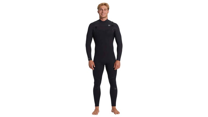 The men's Billabong 3/2mm Furnace Natural Upcycler Chest Zip Wetsuit