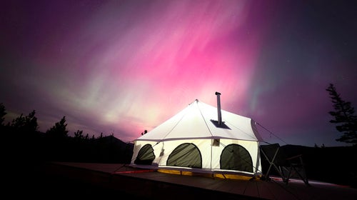 Cotton canvas tent