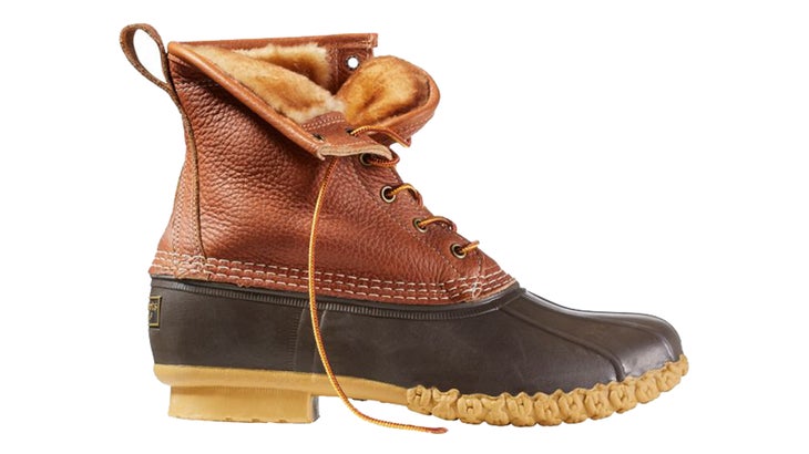 winter boots 2025 L.L. Bean Shearling-Lined 8” Bean Boot