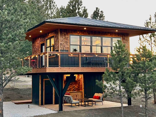 new fire lookout tower airbnb in custer, south dakota
