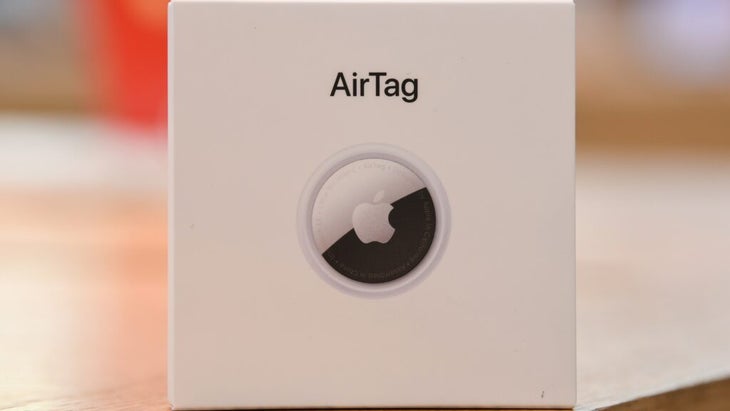 An image of Apple’s AirTag