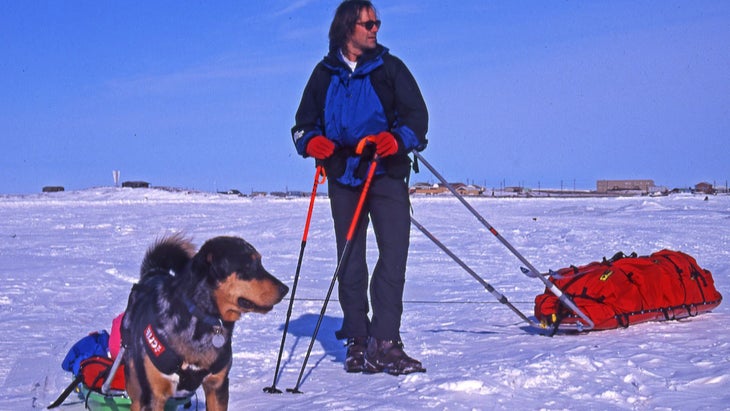 Jon Waterman, sleds, sled dog in Arctic