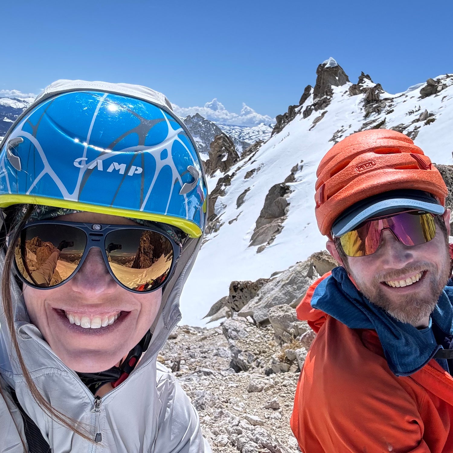 testers climbing in the mountains testing the best sunglasses