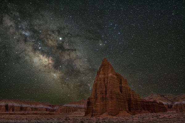 Temple Of The Sun in Capitol Reef Park