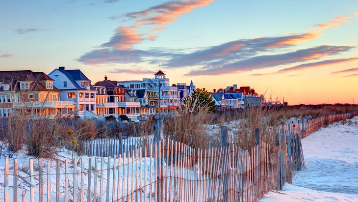 Cape May, New Jersey at sunset