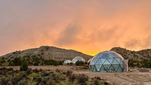 new glamping resort Utah desert