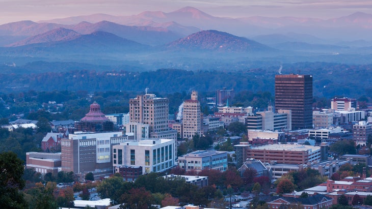 Asheville before Hurricane Helene