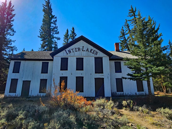 Abandoned ghost resort of Interlaken, Leadville Colorado