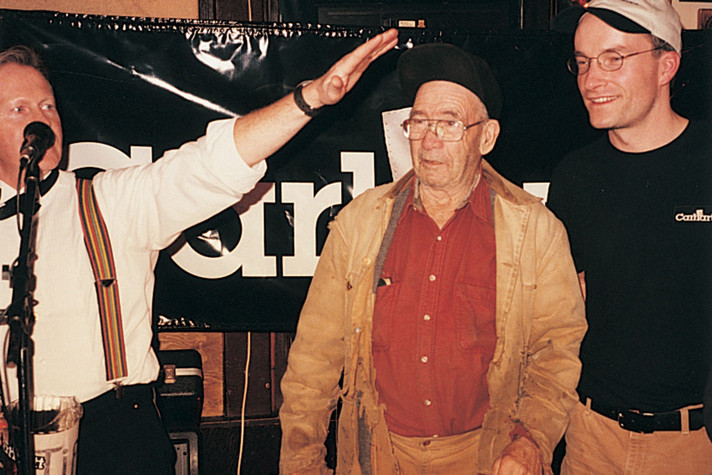 Scene from a celebration of all things Carhartt