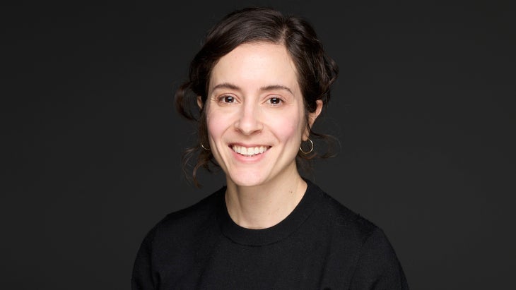 the author's headshot on black background