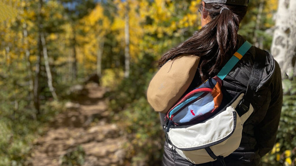 Hiking sling backpack sale