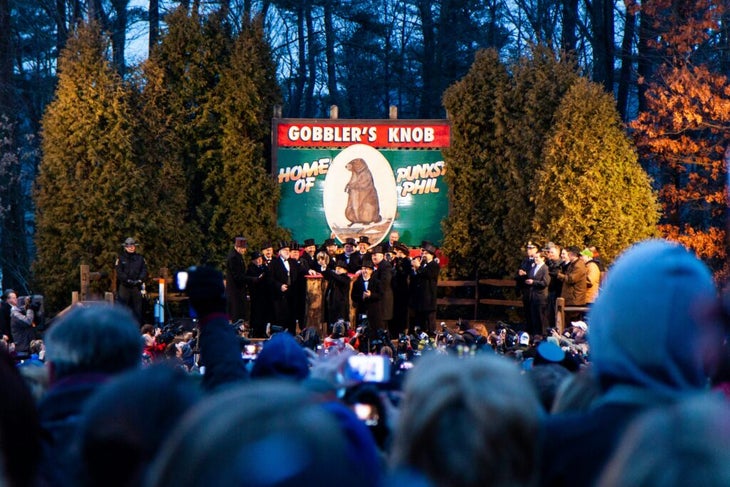 groundhog day weather forecasting event 