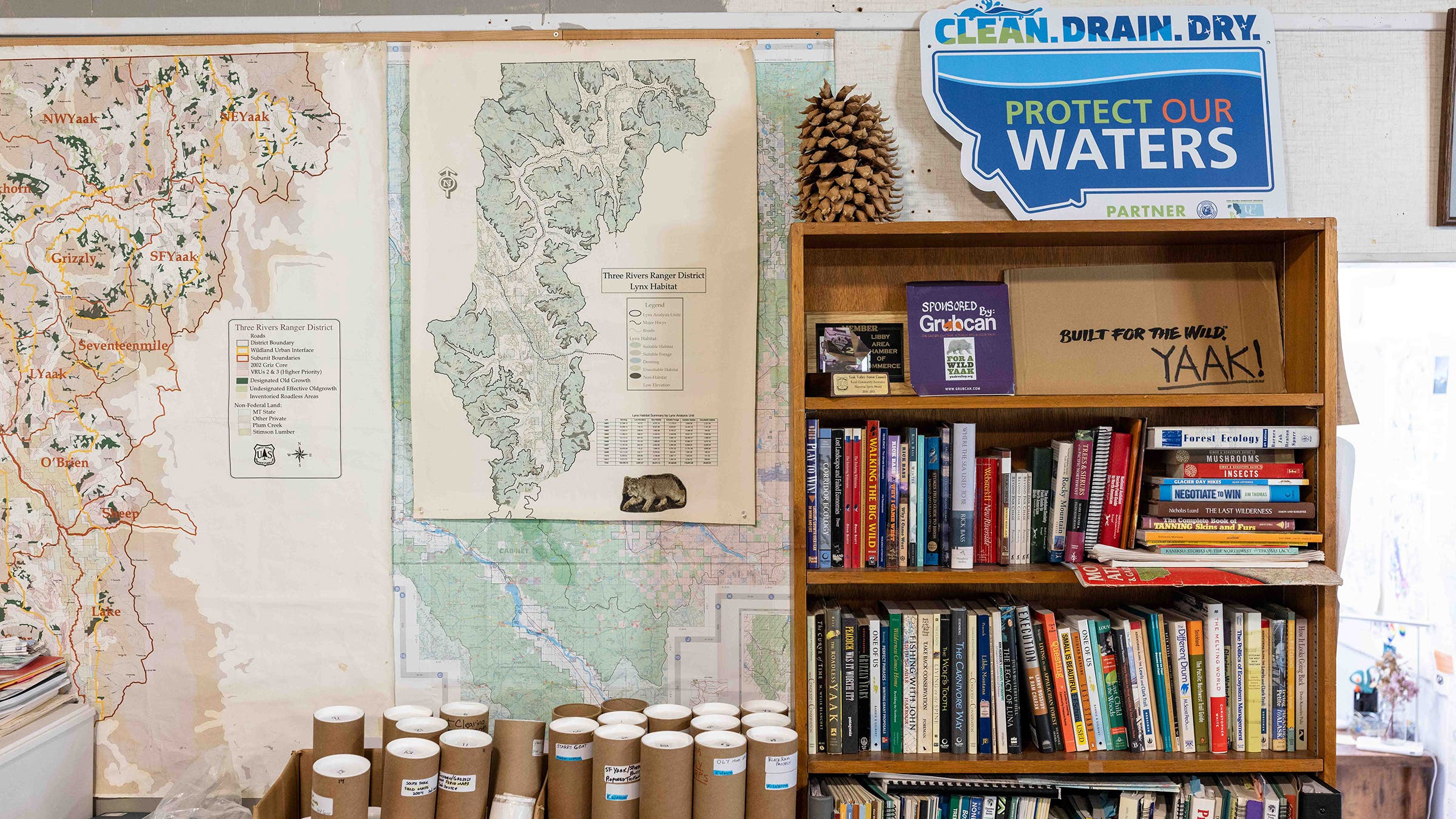 The Yaak Valley Forest Council office in August, 2023