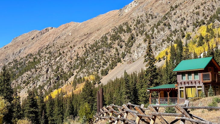 raven's nest is one of the coolest airbnbs in Colorado with access like this to the surrounding mountains year round 