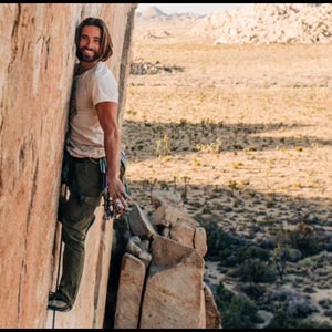 Jason Crist trad climbing.