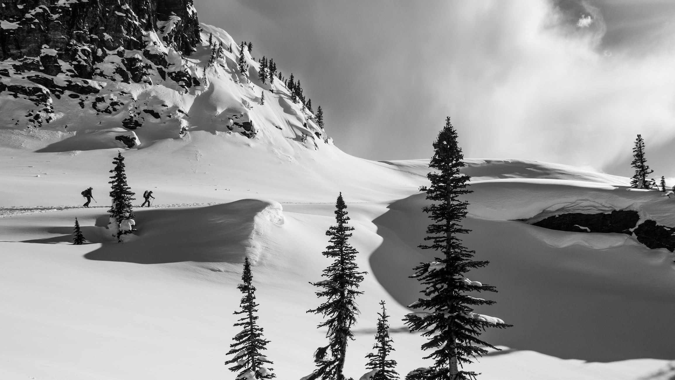 Backcountry skiing in the Monashee Mountains, approximately 60km south of Revelstoke, British Columbia.