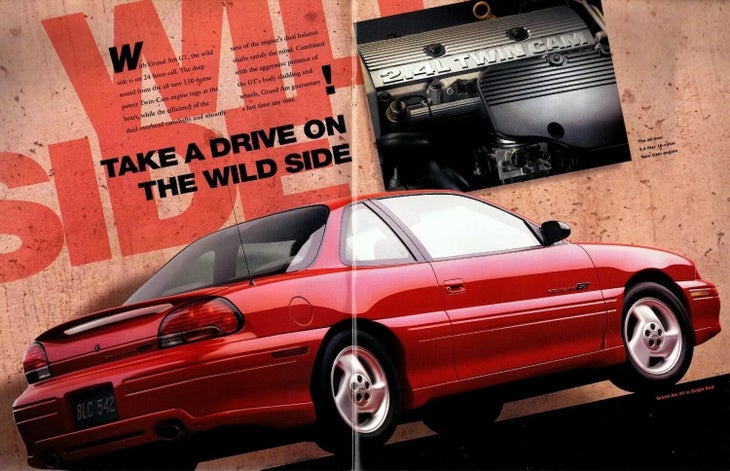 Pontiac Grand-Am magazine advertisement