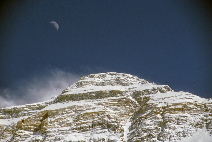 Mount everest hornbein couloir ski