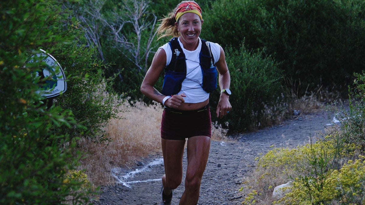 Women's world record holder Megan Eckert at the Backyard Ultra