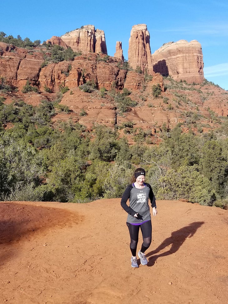 erin strout trail running in sedona