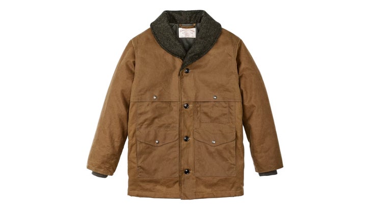 Filson Men’s Tin Cloth Insulated Packer Coat