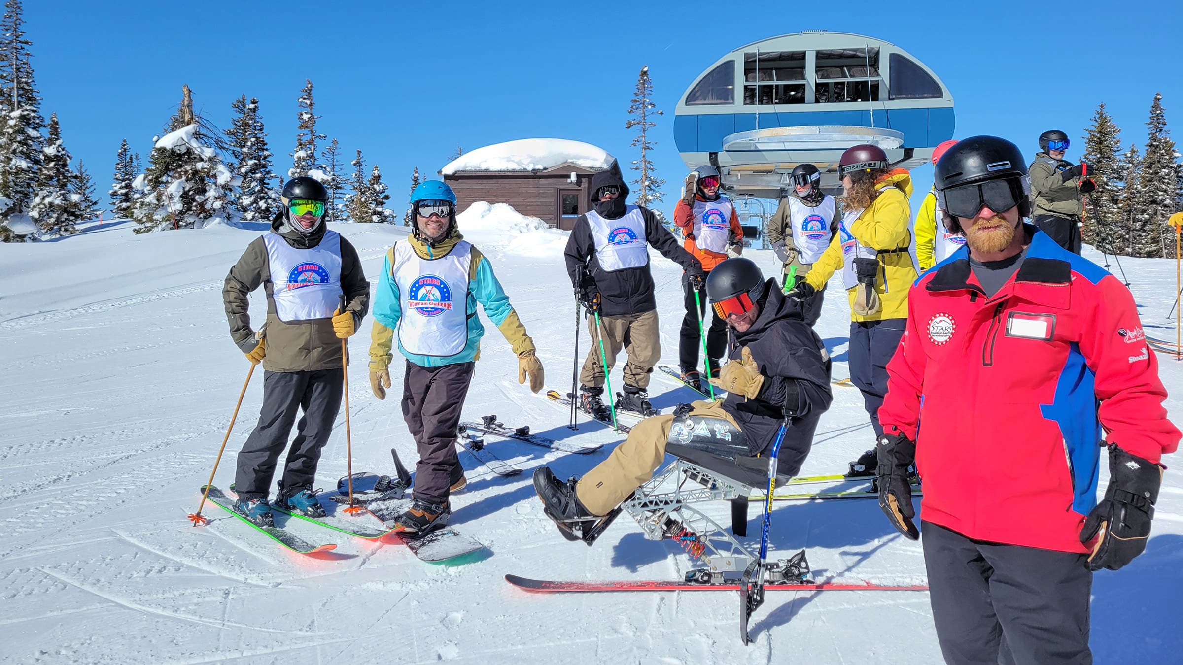 Landmark Consultants, Inc. workers skiing