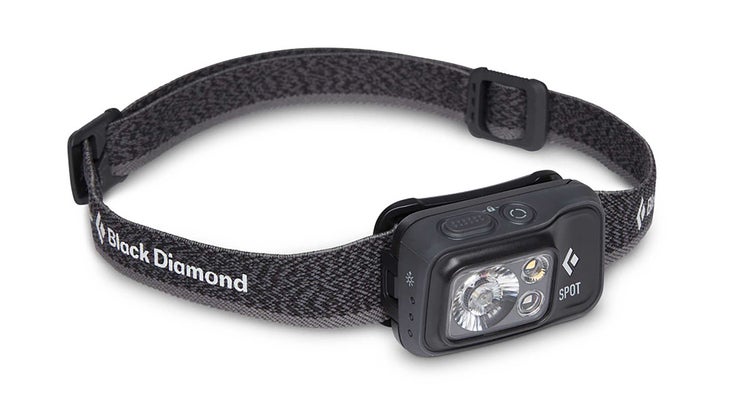 black diamond headlamp for running in the dark